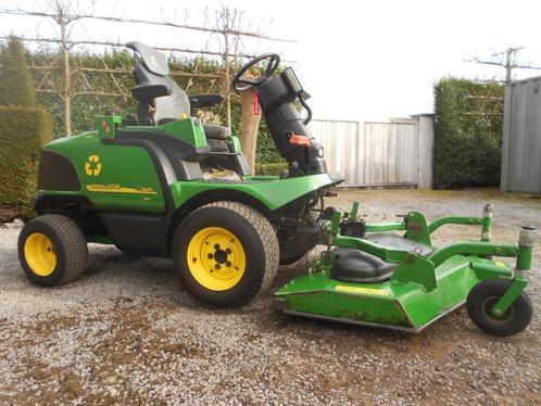 zitmaaier/frontmaaier John Deere 1445 4WD diesel., Tuin en Terras, Zitmaaiers, Gebruikt, 120 cm of meer, Elektrische starter, Mulchfunctie