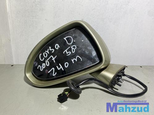 OPEL CORSA D links beige Z40M spiegel buitenspiegel 06-14, Auto-onderdelen, Spiegels, Opel, Gebruikt, Ophalen of Verzenden