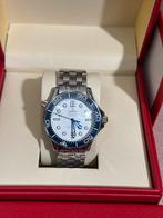Omega Seamaster Diver Co-Axial Master Chronometer Wit/Blauw, Staal, Polshorloge, Nieuw, Ophalen of Verzenden