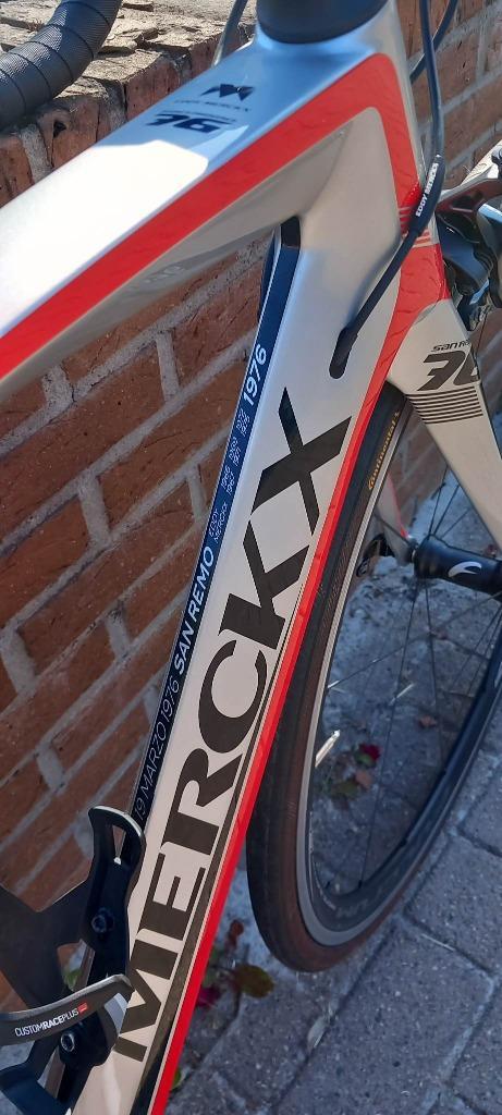 Eddy Merckx racefiets, Fietsen en Brommers, Fietsen | Heren | Herenfietsen, Zo goed als nieuw, Overige merken, Versnellingen, Ophalen