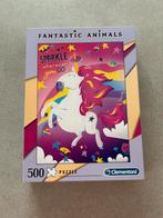 Clementoni - Fantastic Animals - Unicorn - 500 stukjes, Ophalen of Verzenden, 500 t/m 1500 stukjes, Nieuw, Legpuzzel