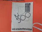 FIAT 500 1964: originele gebruikershandleiding, Ophalen of Verzenden