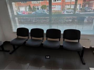 Praktijk of wachtkamer bank / stoelen set. ( hoge kwaliteit)