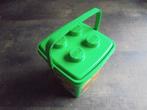 Lego Storage Box with Handle (zie foto's), Enlèvement ou Envoi, Utilisé, Lego