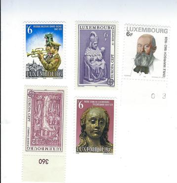 Postzegels Luxemburg : mooie reeks uit 1978