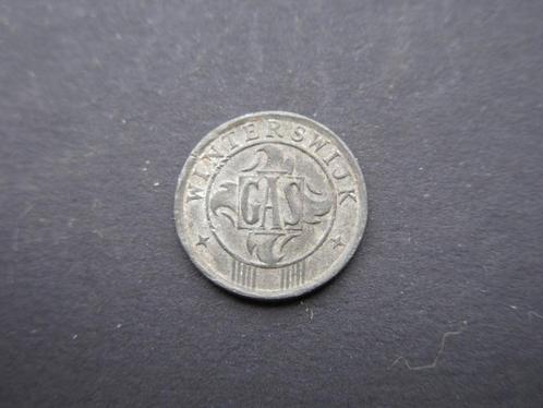 10 Gas 1942 Winterswijk Pays-Bas Gas Coin Zinc WW2 (01), Timbres & Monnaies, Monnaies | Pays-Bas, Monnaie en vrac, 10 centimes