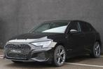 Audi A3 40TFSIe - S tronic - S line - Leder - Virtual C, Auto's, Audi, Automaat, 4 cilinders, Zwart, Leder