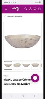 Evier marbre, Maison & Meubles, Enlèvement, Neuf, Beige