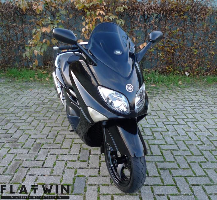 Yamaha T-Max 500, Motoren, Motoren | Yamaha, Bedrijf, Scooter, 12 t/m 35 kW, 2 cilinders, Motorrijbewijs A, Cardan-aandrijving