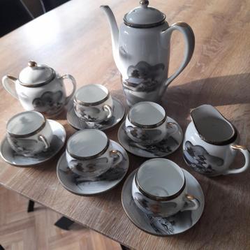 Chinees porselein theeservies HAYASI nieuw beschikbaar voor biedingen