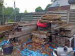 Houten juffers, Doe-het-zelf en Bouw, Hout en Planken, Ophalen, Gebruikt, Vuren, Balk