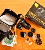 Nikon D3200 + AF-S DX NIKKOR 18-55mm, Audio, Tv en Foto, Fotocamera's Digitaal, Ophalen, Gebruikt, Spiegelreflex, Nikon