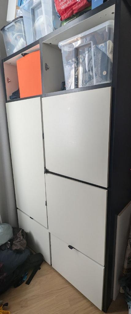 Grote kast IKEA ODDA, Huis en Inrichting, Kasten | Kleerkasten, Gebruikt, 200 cm of meer, 100 tot 150 cm, 50 tot 75 cm, Ophalen