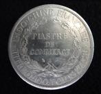 Frans Indochina. Piastre de commerce, 1908. In zilver., Ophalen of Verzenden, Overige landen, Losse munt, Zilver