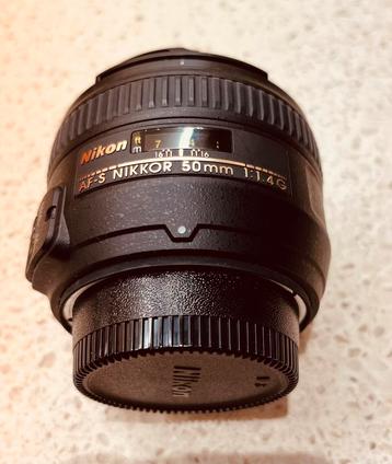 Nikon lens AFS NIKKOR 50mm 1:1.4G disponible aux enchères