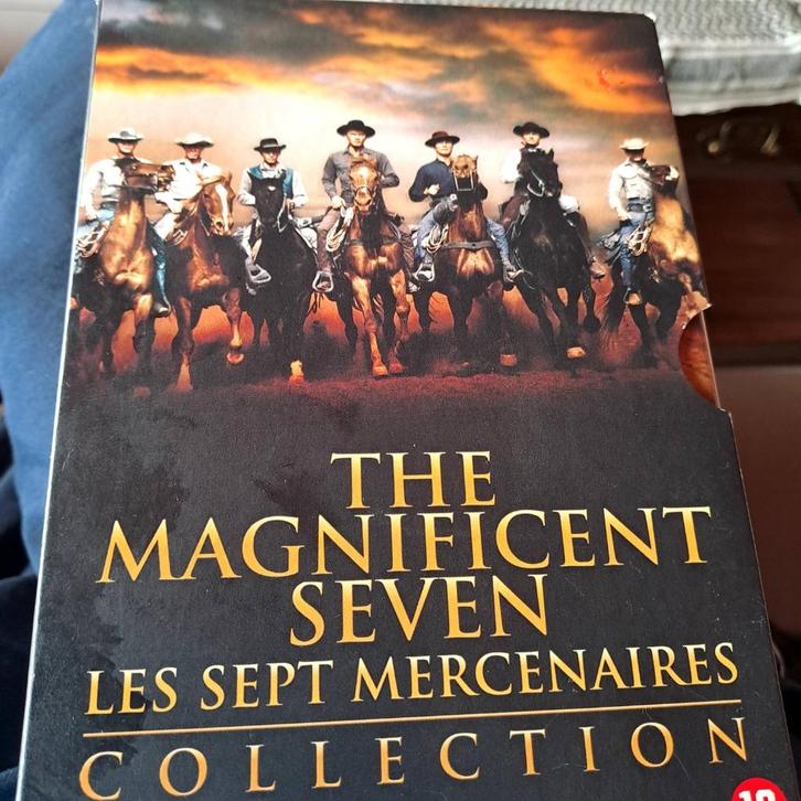 Magnificent seven dvd collectie krasvrij 4dvd, Cd's en Dvd's, Dvd's | Klassiekers, Zo goed als nieuw, Actie en Avontuur, 1960 tot 1980
