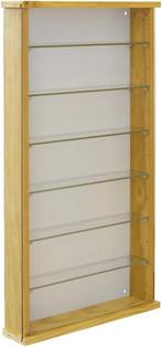 Prachtige wandvitrine - grenenhout *** Topkwaliteit***, Huis en Inrichting, Kasten | Vitrinekasten, Nieuw, Bois en Pin, Minder dan 25 cm