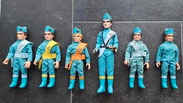 Grote Thunderbirds poppen (19 en 24 cm) beschikbaar voor biedingen