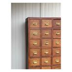 Vintage paar (2) authentieke apothekerskasten | 1930, Enlèvement ou Envoi