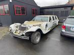 EXCALIBUR LIMOUSINE Accidentée -! HANDELAAR OF EXPORTEUR!, Auto's, Lincoln, Automaat, 155 kW, Town Car, Wit