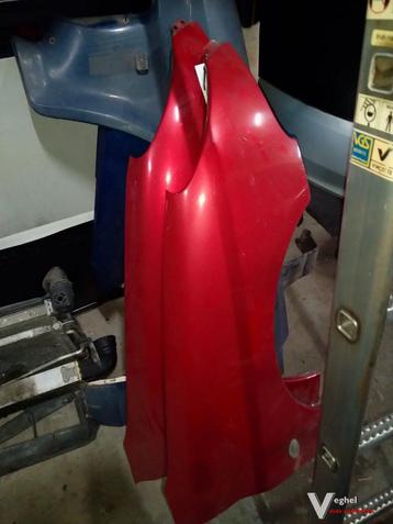 zij scherm  rv Peugeot 206 rood  beschikbaar voor biedingen