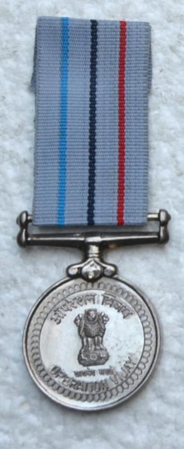 Medaille, India Army Operation VIJAY medal, ZG