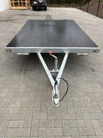 Plateau aanhangwagen vlakke laadvloer aanhanger, Auto diversen, Aanhangers en Bagagewagens, Ophalen, Zo goed als nieuw
