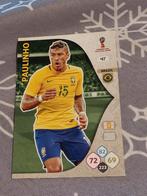 Voetbalkaart : Paulinho / Brazilië / FIFA World Cup 2018, Verzamelen, Verzenden, Zo goed als nieuw, Spelerskaart
