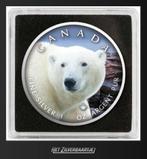 Zilverenmunt Maple Leaf POLAR BEAR CANADA’S WILDLIFE2021, Postzegels en Munten, Ophalen of Verzenden, Zilver