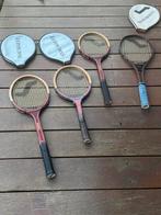4 retro tennisracket snauwaert, Sport en Fitness, Tennis, Ophalen, Gebruikt