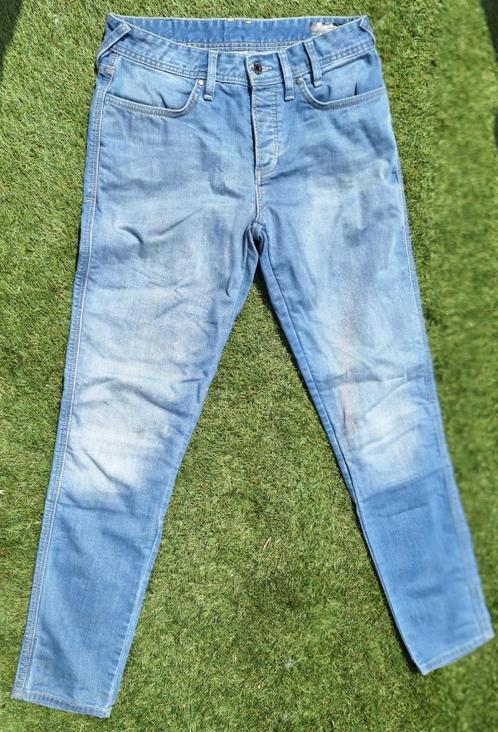 REVIT Piston lichtblauwe MOTORjeans W32 (maat 42) L34, Motoren, Kleding | Motorkleding, Broek | textiel, Heren, Tweedehands, Ophalen of Verzenden