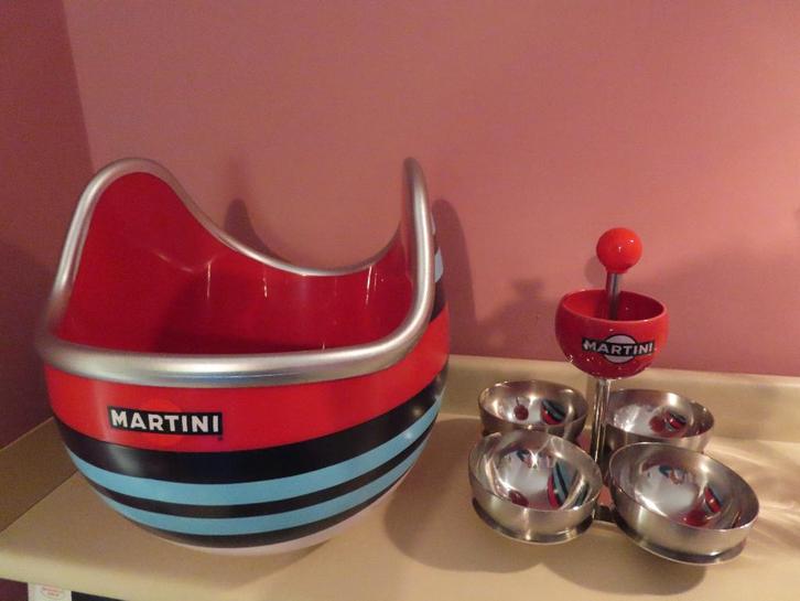 Lot plat apéritif et rafraîchisseur bouteilles Martini, Verzamelen, Merken en Reclamevoorwerpen, Nieuw, Ophalen of Verzenden