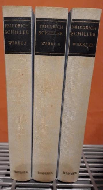 Friedrich schiller, Werke 1-3 beschikbaar voor biedingen