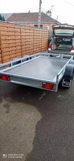 Remorque mini transporteur 2.60/1.50 double essieux  neuve, Auto diversen, Aanhangers en Bagagewagens, Ophalen, Nieuw