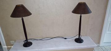 houten lampadairs 