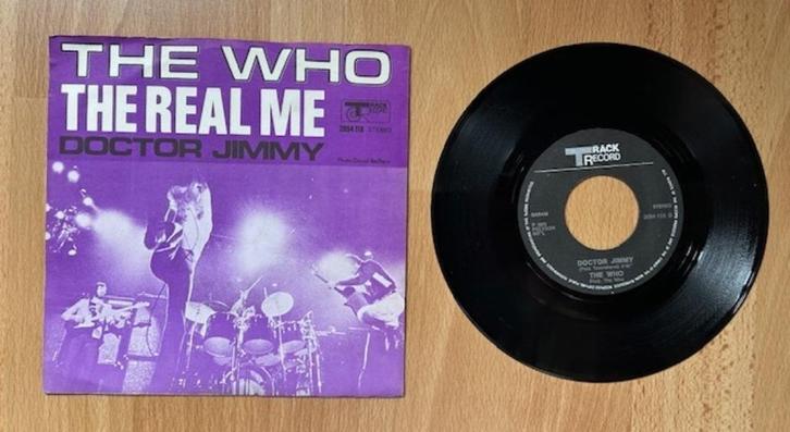 45T SINGLE THE WHO - THE REAL ME/DOCTOR JIMMY BELGISCH, Cd's en Dvd's, Vinyl Singles, Gebruikt, Single, Rock en Metal, 7 inch