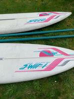 3 planches à voile - ensemble complets !, Watersport en Boten, Windsurfen, Ophalen, Gebruikt, Plank, Met draagtas