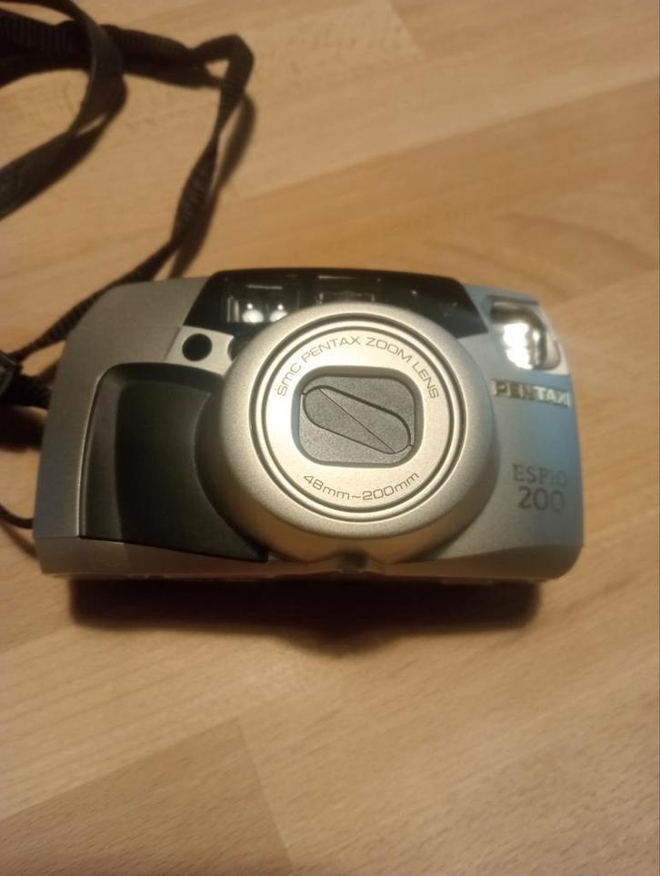 PENTAX ESPIO 200 analoge camera met nieuwe batterij, Audio, Tv en Foto, Fotocamera's Analoog, Zo goed als nieuw, Spiegelreflex