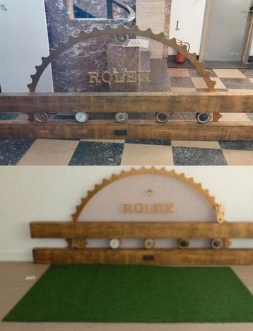 ✓RARE Grand Présentoir (?) ROLEX (?), Objet Publicitaire beschikbaar voor biedingen