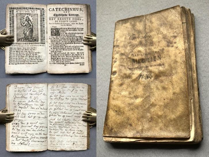 [Manuscript Kapucijner monnik] Catechismus Mechelen - 1734, Antiek en Kunst, Antiek | Boeken en Manuscripten, Verzenden