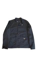 Prada Re-Nylon Logo jas / jack / windbreaker zwart, Kleding | Heren, Ophalen of Verzenden, Zwart