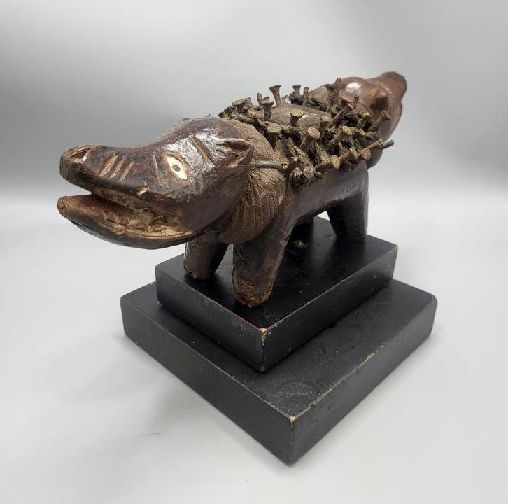 Yombe Nkisi-fetisj - DRC, Antiek en Kunst, Kunst | Niet-Westerse kunst, Ophalen of Verzenden