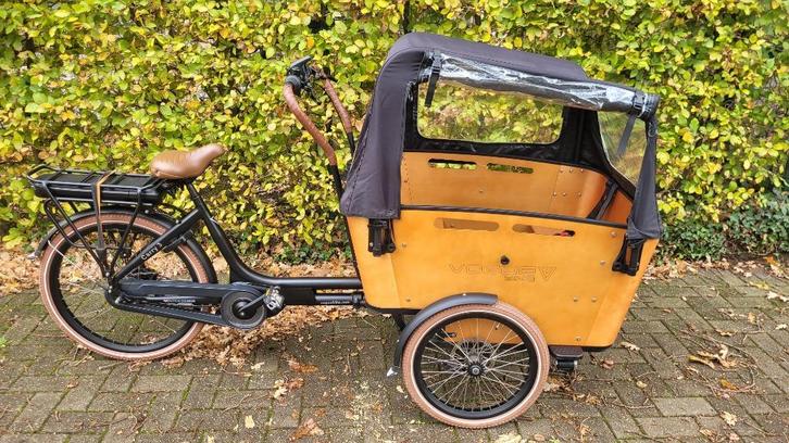 Elektrische bakfiets Vogue Carry 3, Fietsen en Brommers, Fietsen | Bakfietsen, Zo goed als nieuw, Overige merken, 2 kinderen, Elektrisch