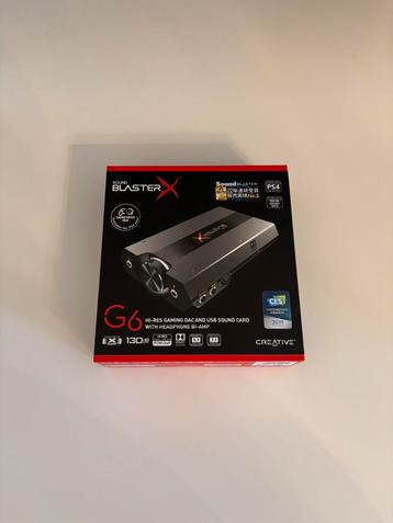 Creative Sound BlasterX G6 DAC & USB Sound Card beschikbaar voor biedingen