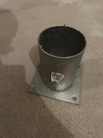 Paalhouder met plaat,, Ophalen, Nieuw, IJzer, Overige typen