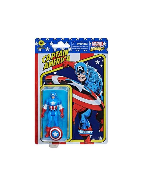 Marvel Captain America retro figure 9,5cm, Verzamelen, Poppetjes en Figuurtjes, Nieuw, Verzenden