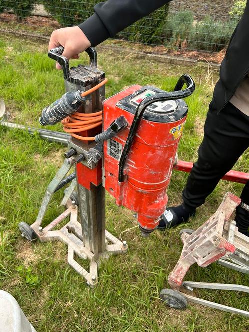 Diamantboormachines - Statieven en alle benodigdheden, Bricolage & Construction, Outillage | Foreuses, Comme neuf, Enlèvement ou Envoi