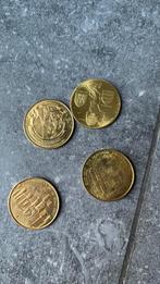 4 pièces commémoratives belges, Postzegels en Munten, Ophalen of Verzenden