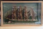 Prachtig, handgemaakt , miniatuur oud zeilschip, Ophalen