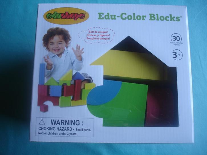 Edushape zachte gekleurde blokken 2+ NIEUW, Kinderen en Baby's, Speelgoed | Bouwstenen, Nieuw, Ophalen of Verzenden